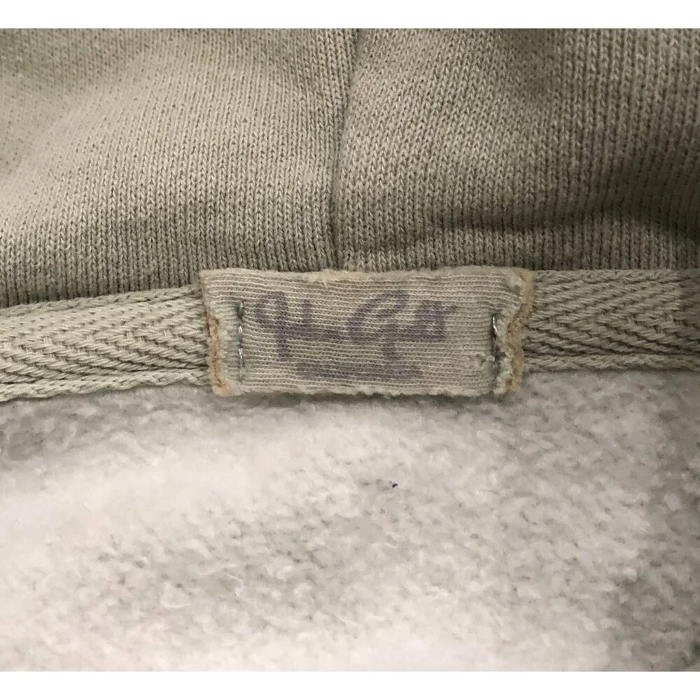 Brandy Melville John Galt Womens XL Light Green Full Zip Oversized Hoodie - Picture 2 of 5